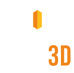 Logo Idee 3D vertikal dunkel